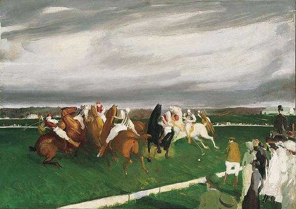 George Wesley Bellows Polo at Lakewood Norge oil painting art